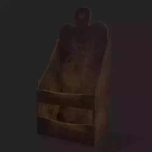 Rustic Medieval Wooden Holder