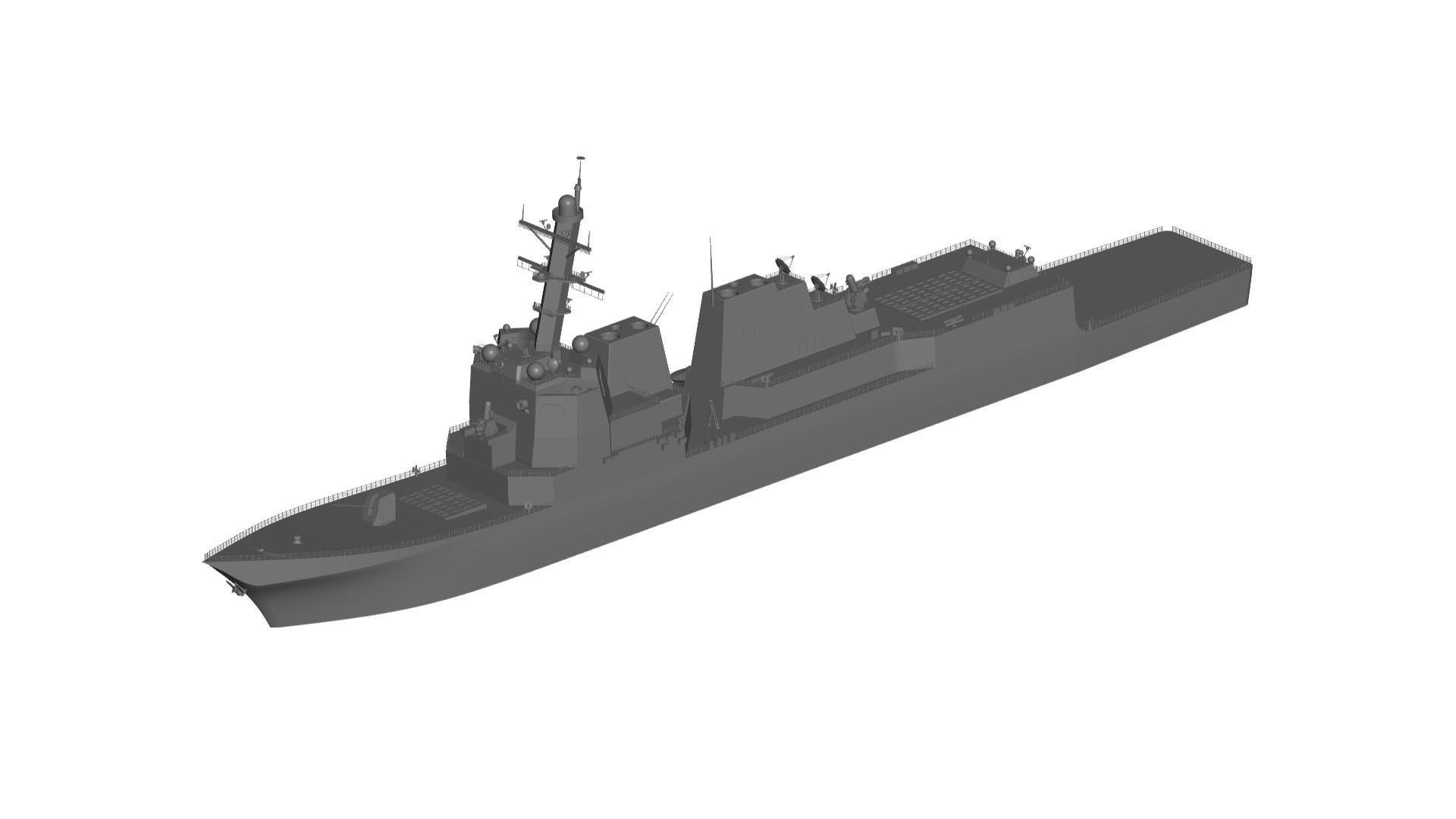 USS Nathan James Navy 3D model_1