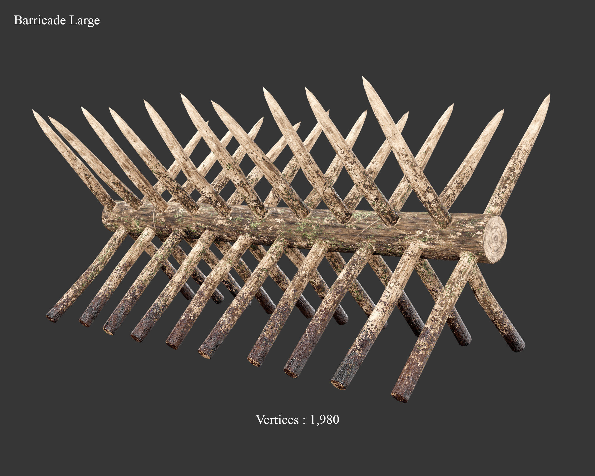 Medieval Collection Defense Spiked Walls _4