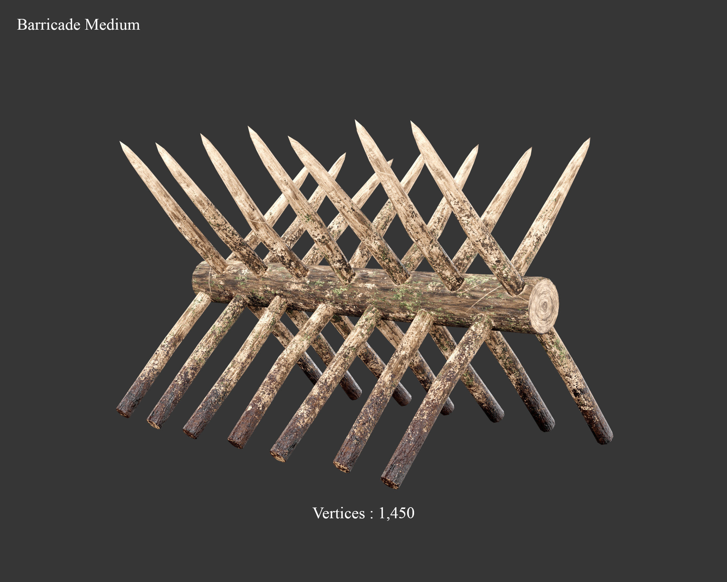 Medieval Collection Defense Spiked Walls _6