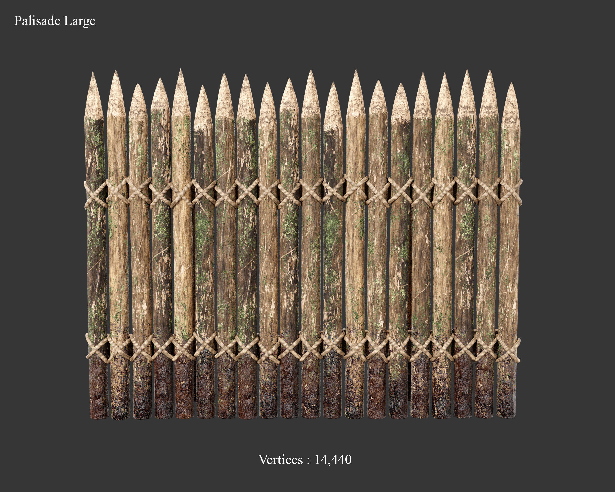 Medieval Collection Defense Spiked Walls _20