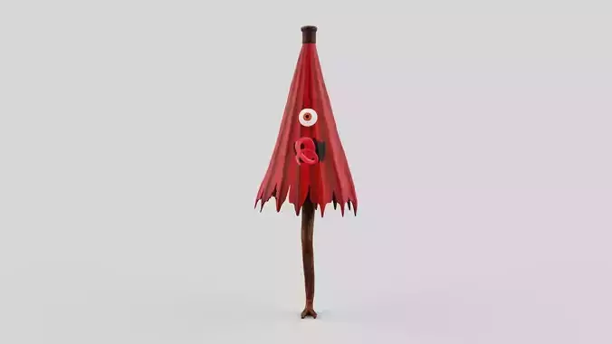 Karakasa Kozo Low-poly 3D model