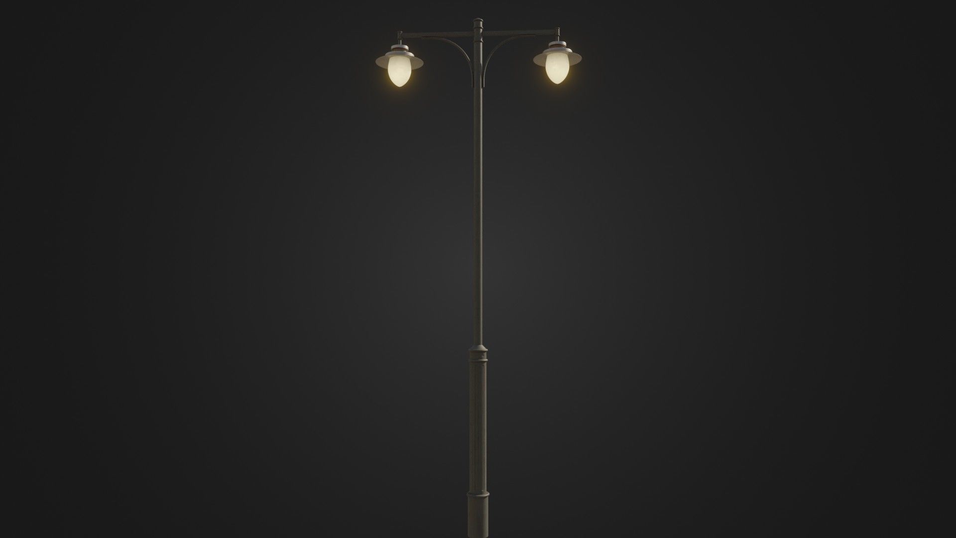 Street Light 23 Low-poly 3D model_17