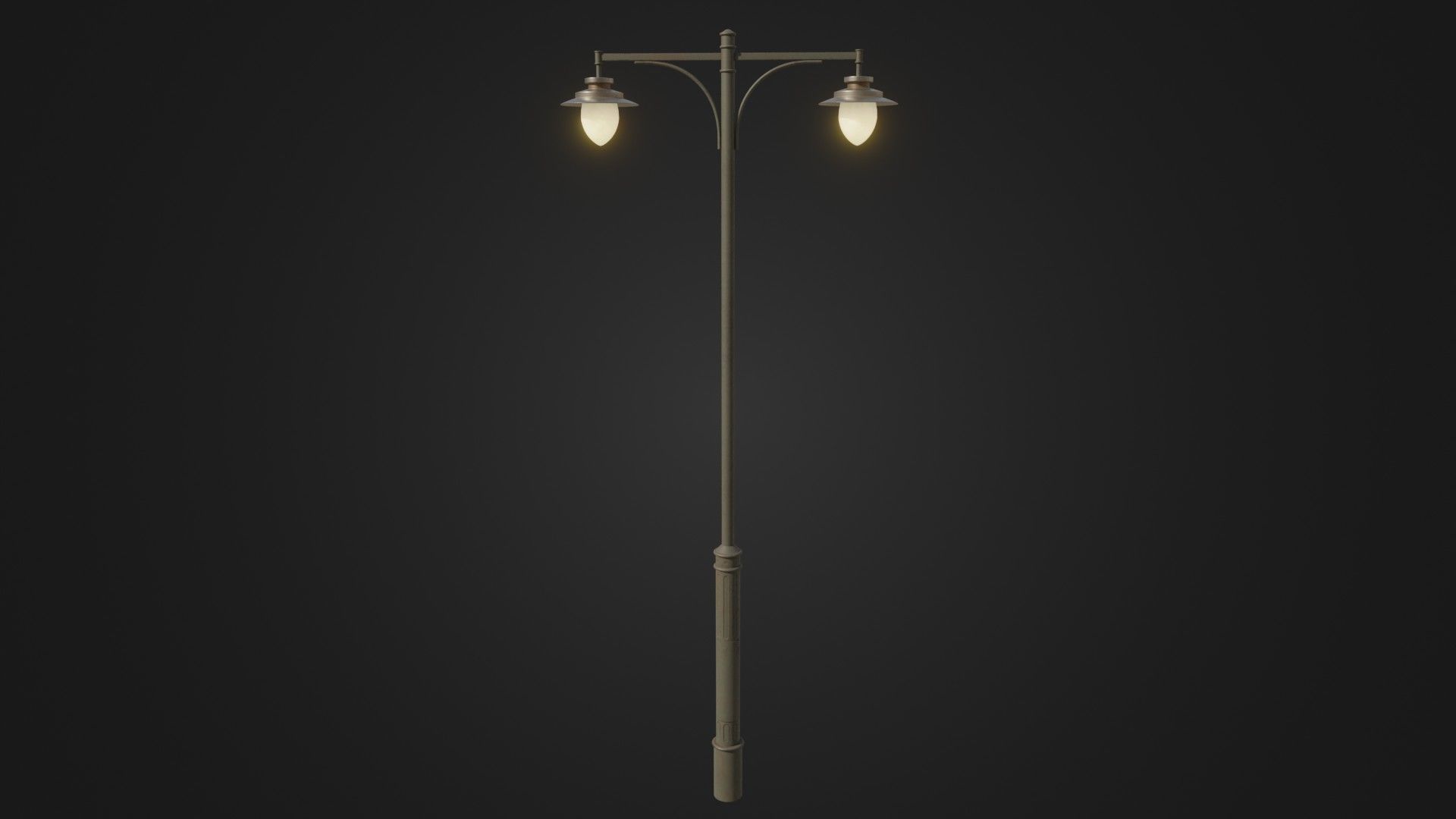 Street Light 23 Low-poly 3D model_37