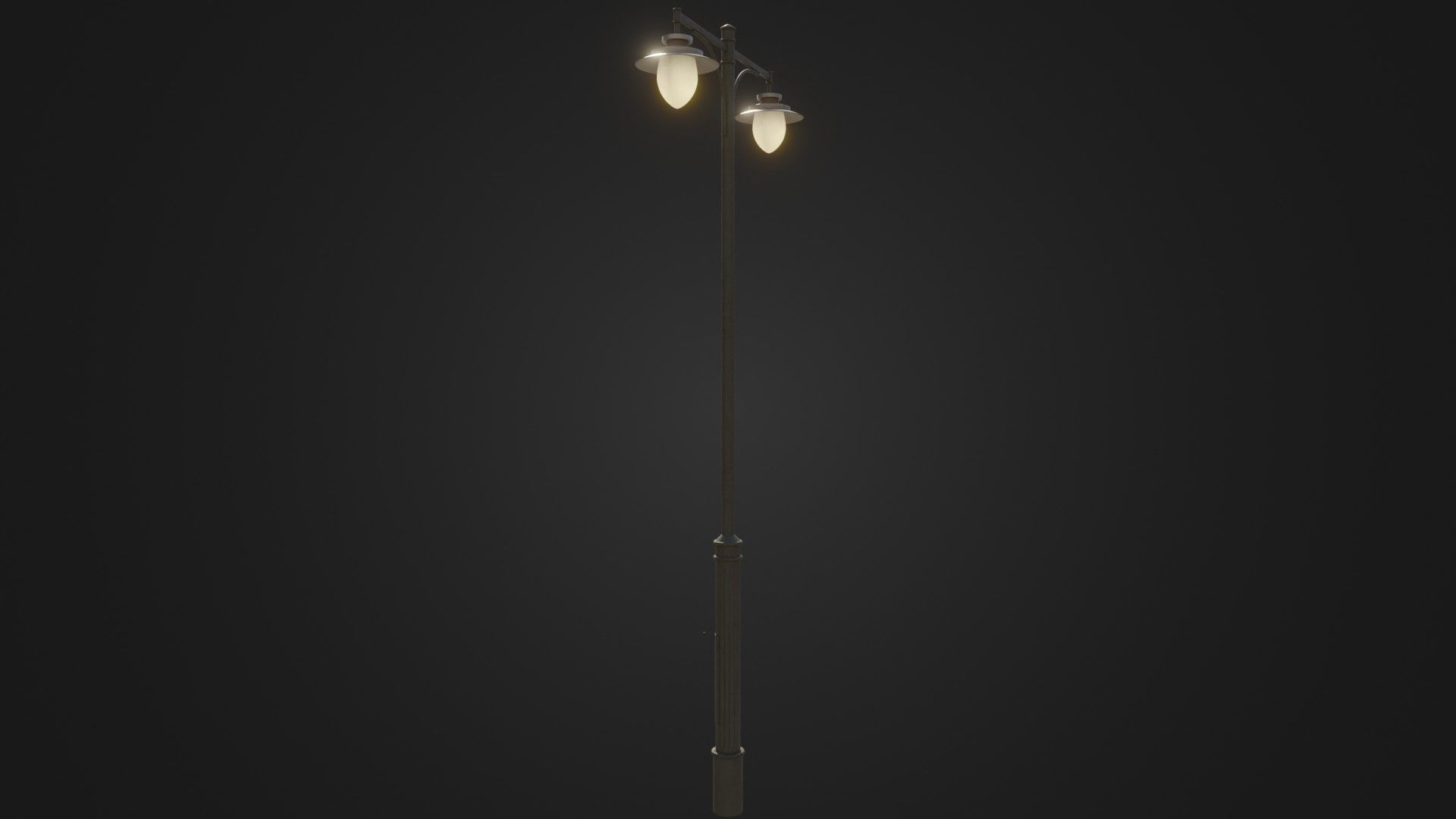 Street Light 23 Low-poly 3D model_25