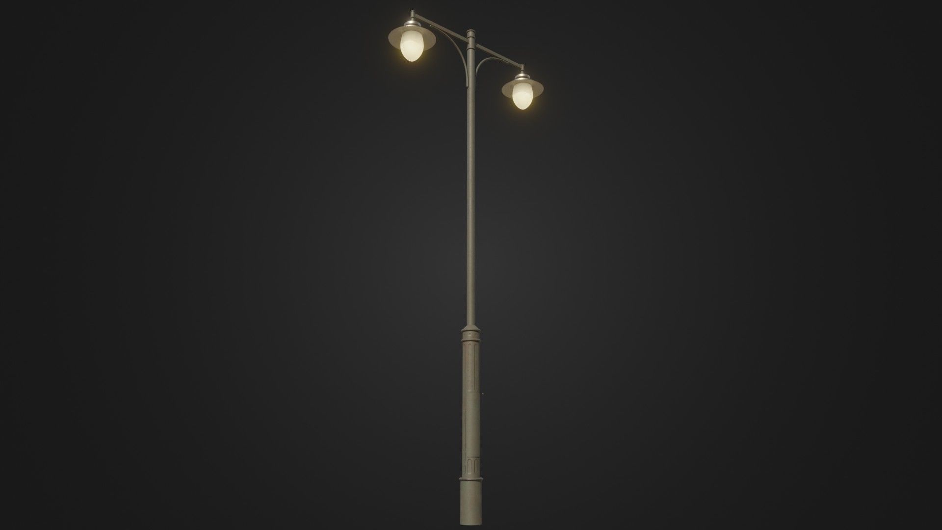 Street Light 23 Low-poly 3D model_2
