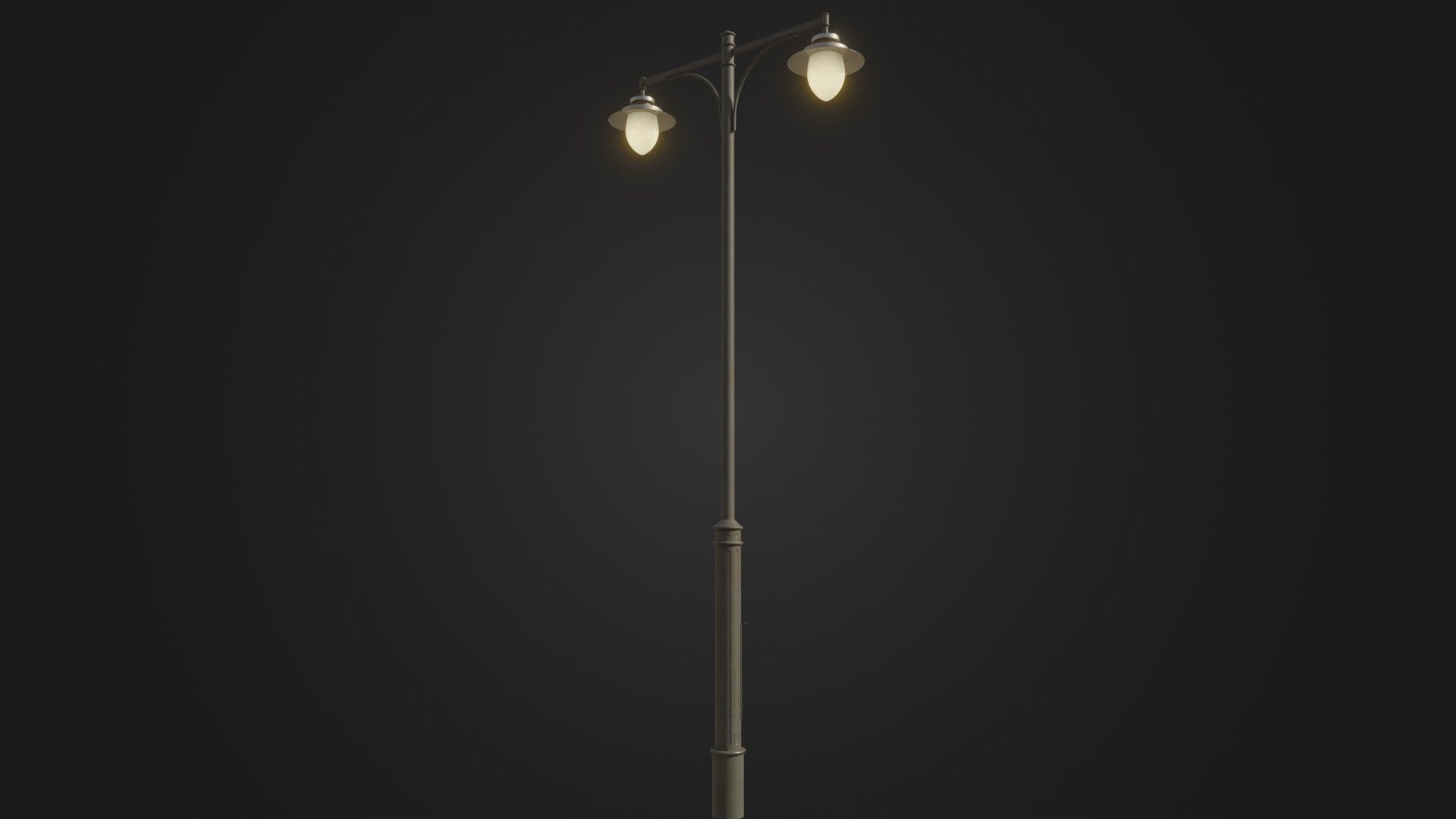 Street Light 23 Low-poly 3D model_13