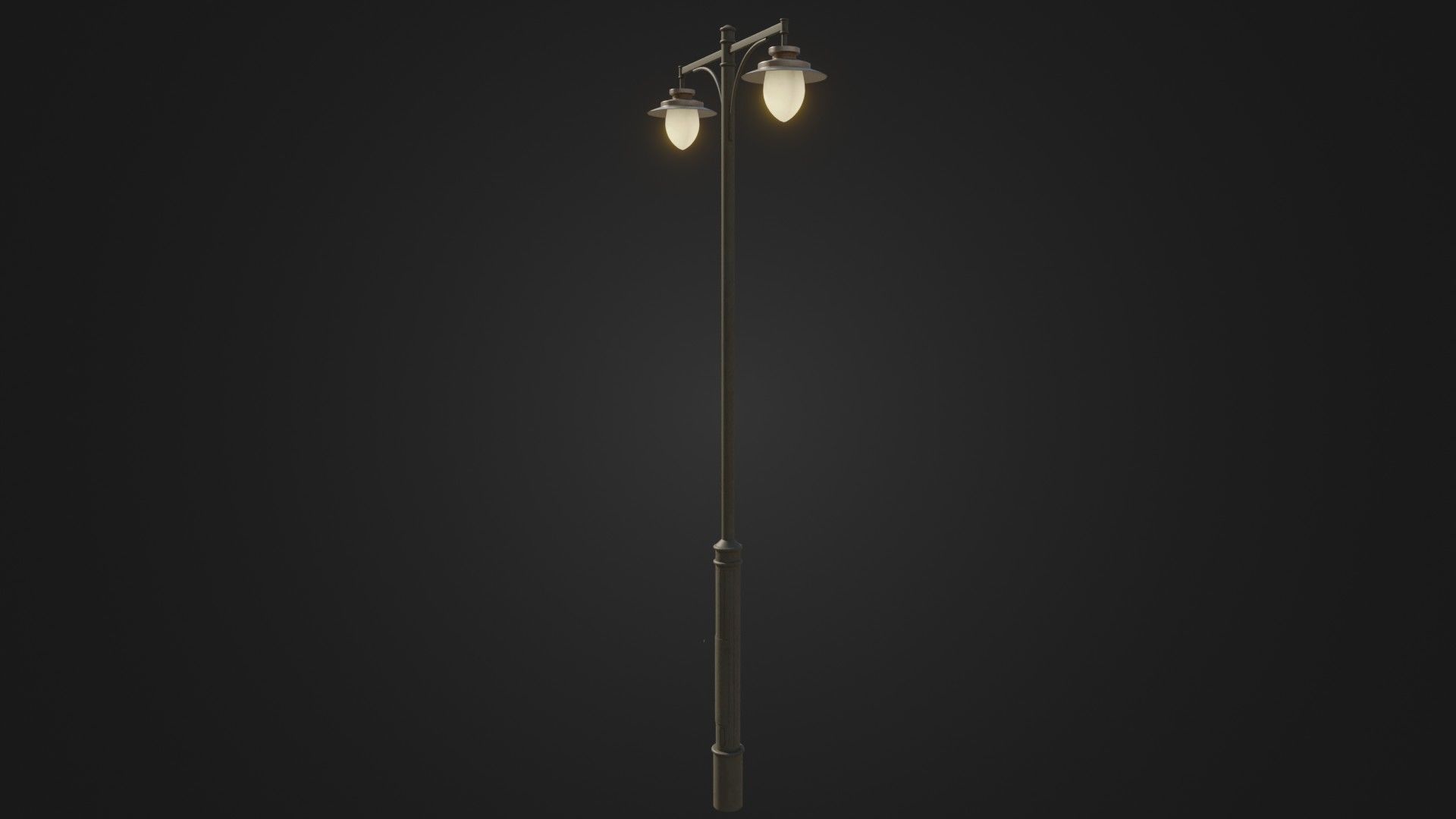 Street Light 23 Low-poly 3D model_30