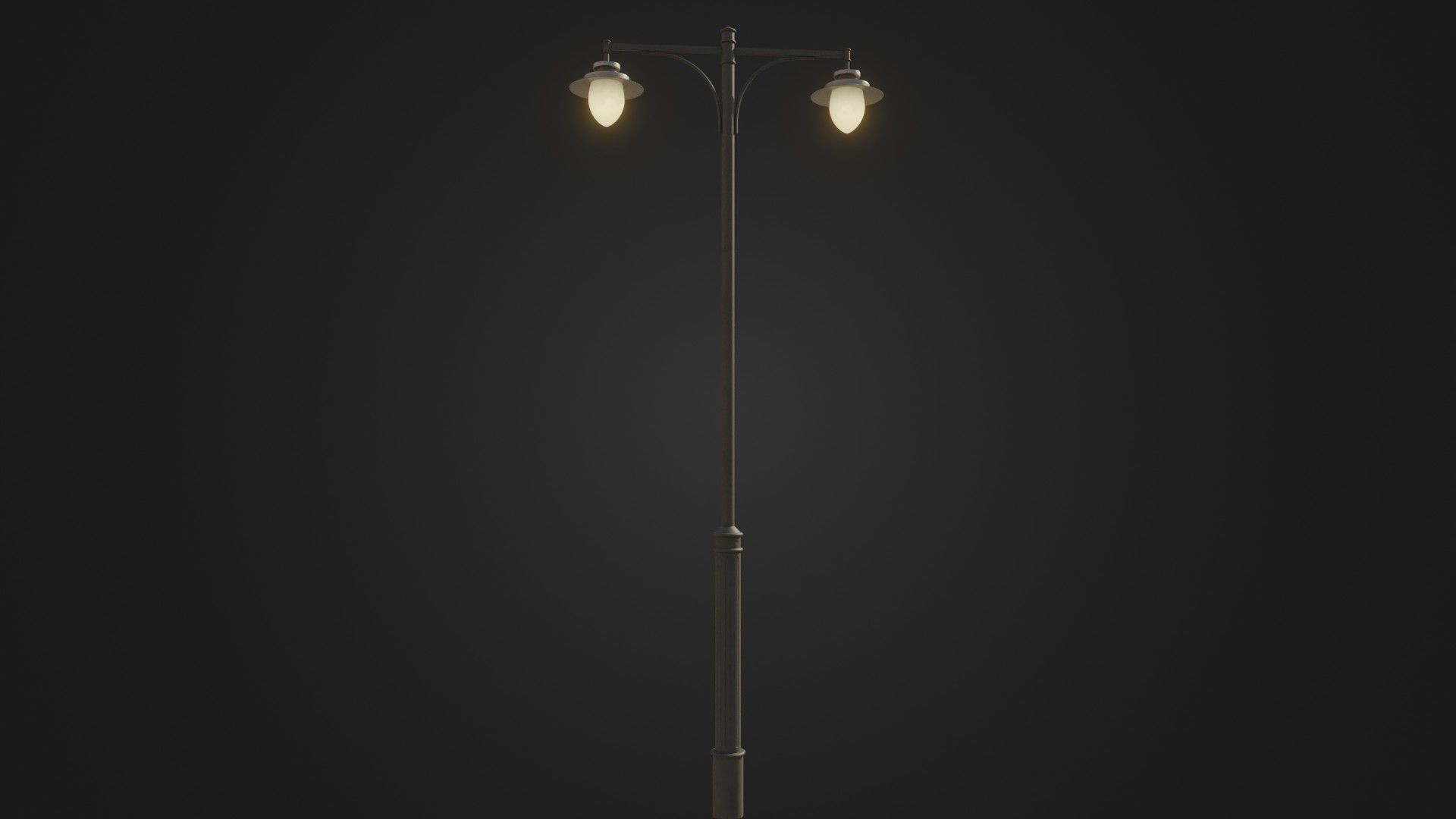 Street Light 23 Low-poly 3D model_18