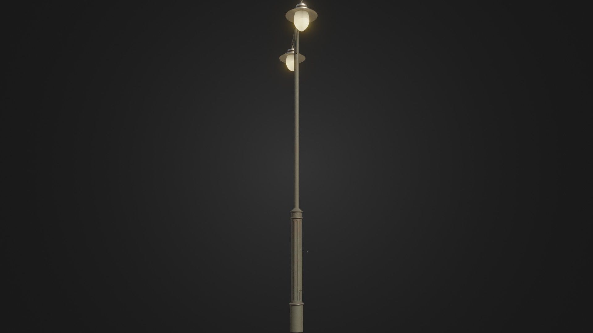 Street Light 23 Low-poly 3D model_8