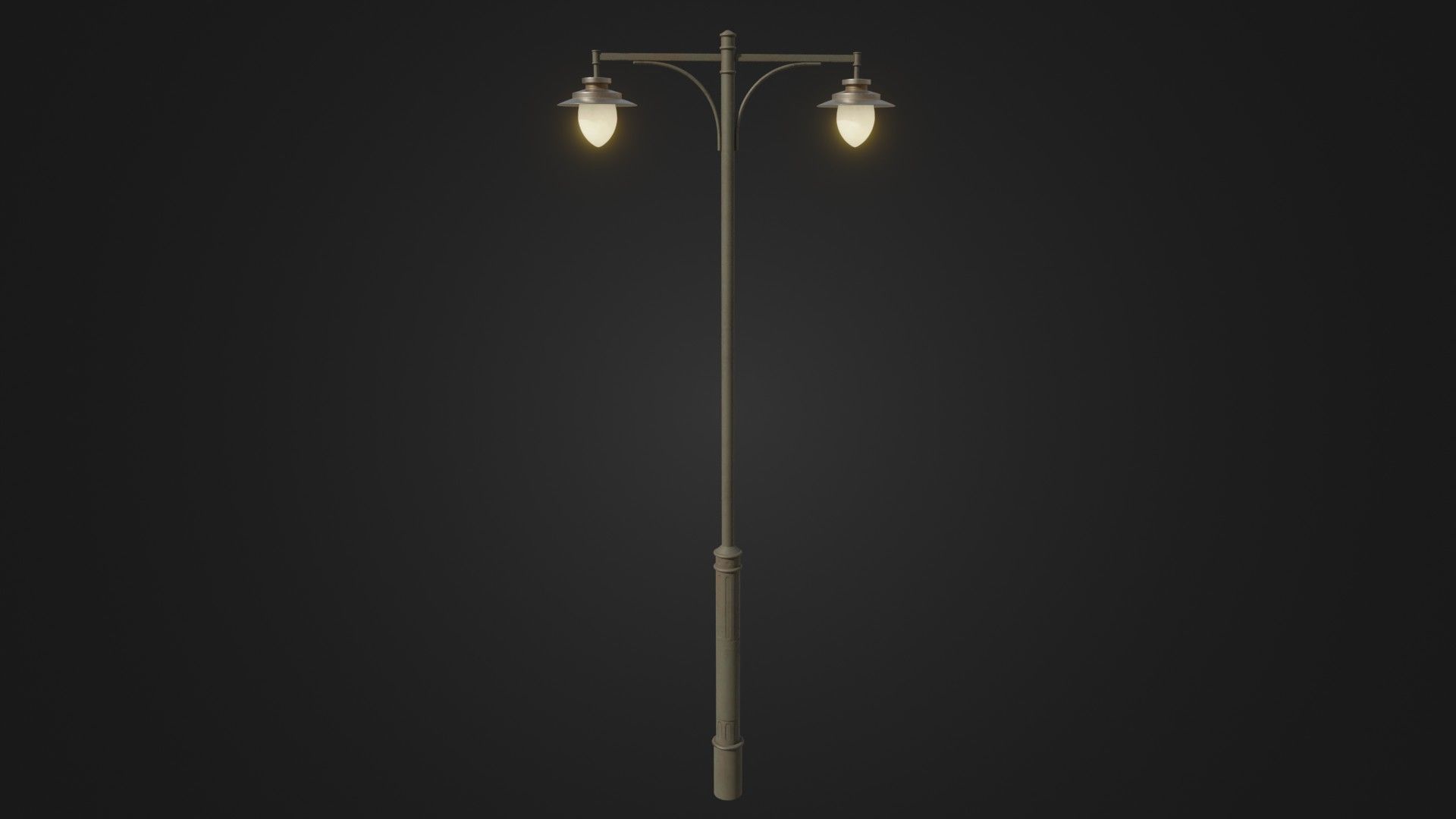 Street Light 23 Low-poly 3D model_38