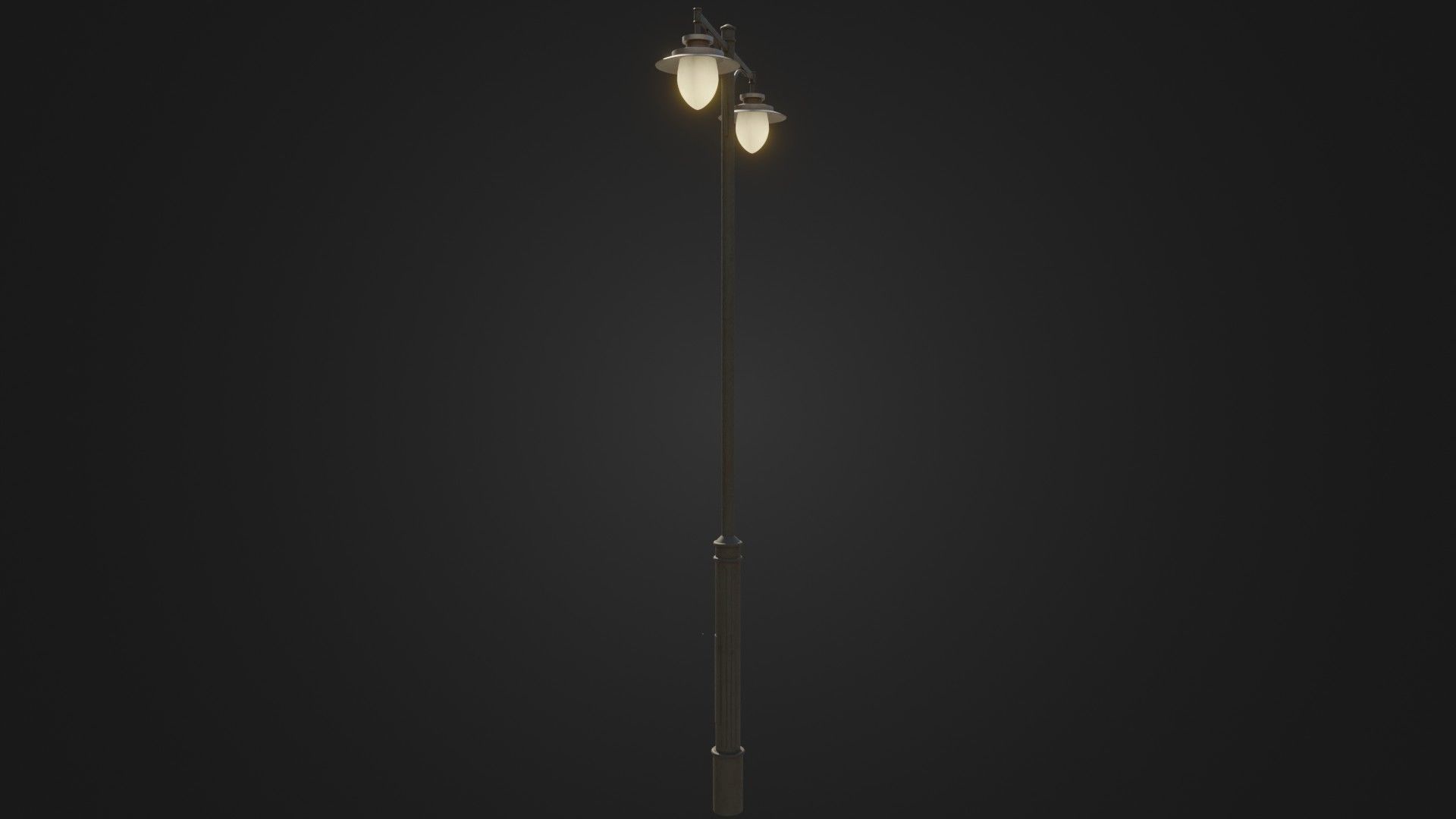 Street Light 23 Low-poly 3D model_26