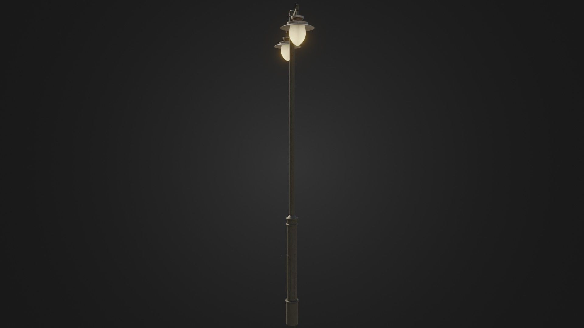 Street Light 23 Low-poly 3D model_28