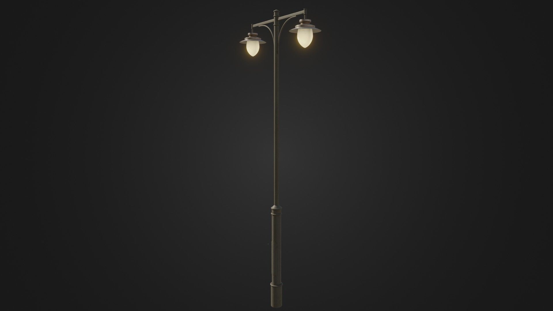 Street Light 23 Low-poly 3D model_31