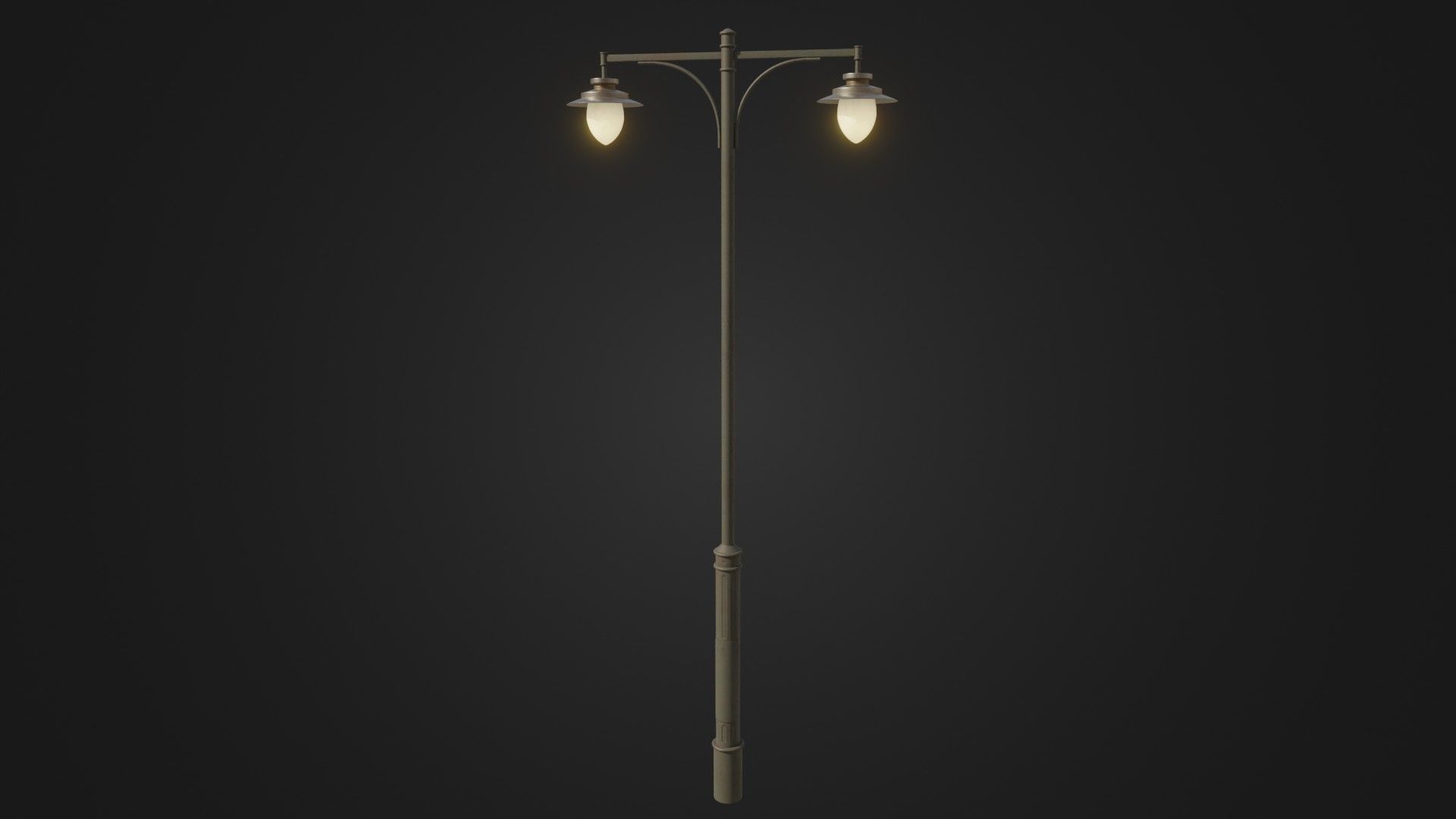 Street Light 23 Low-poly 3D model_36