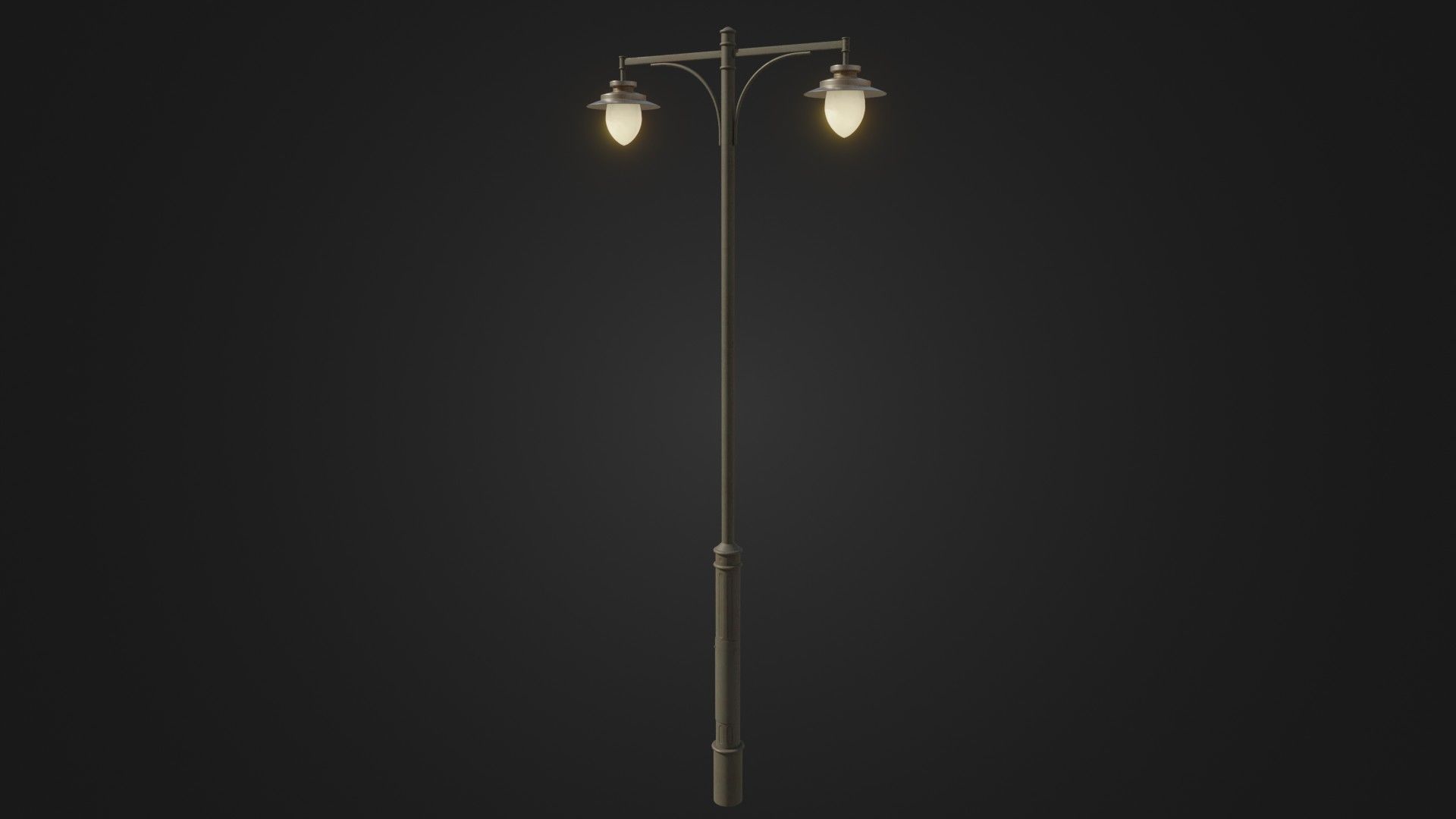 Street Light 23 Low-poly 3D model_34
