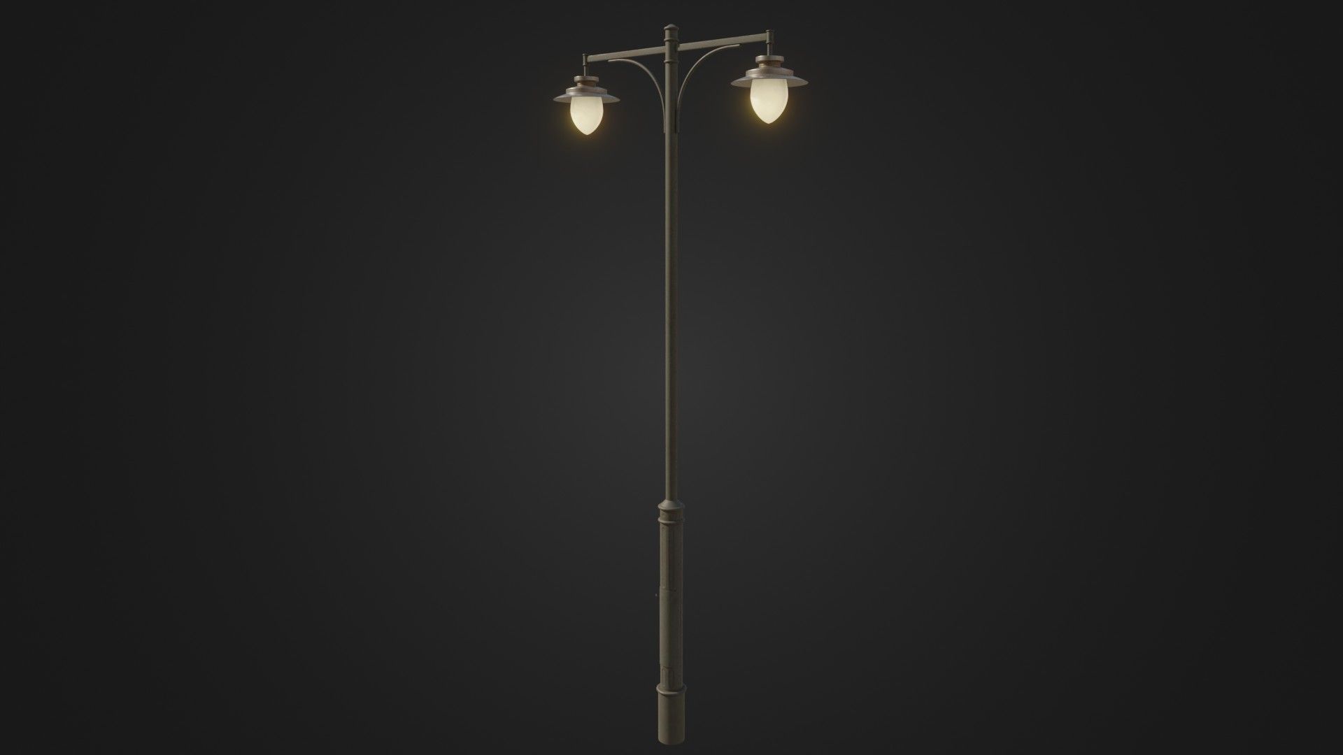 Street Light 23 Low-poly 3D model_33