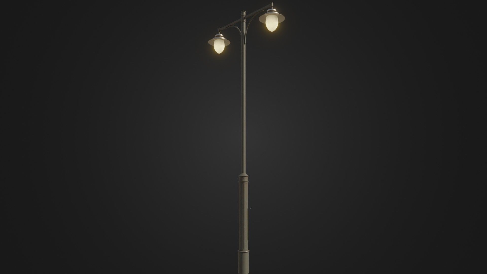 Street Light 23 Low-poly 3D model_12