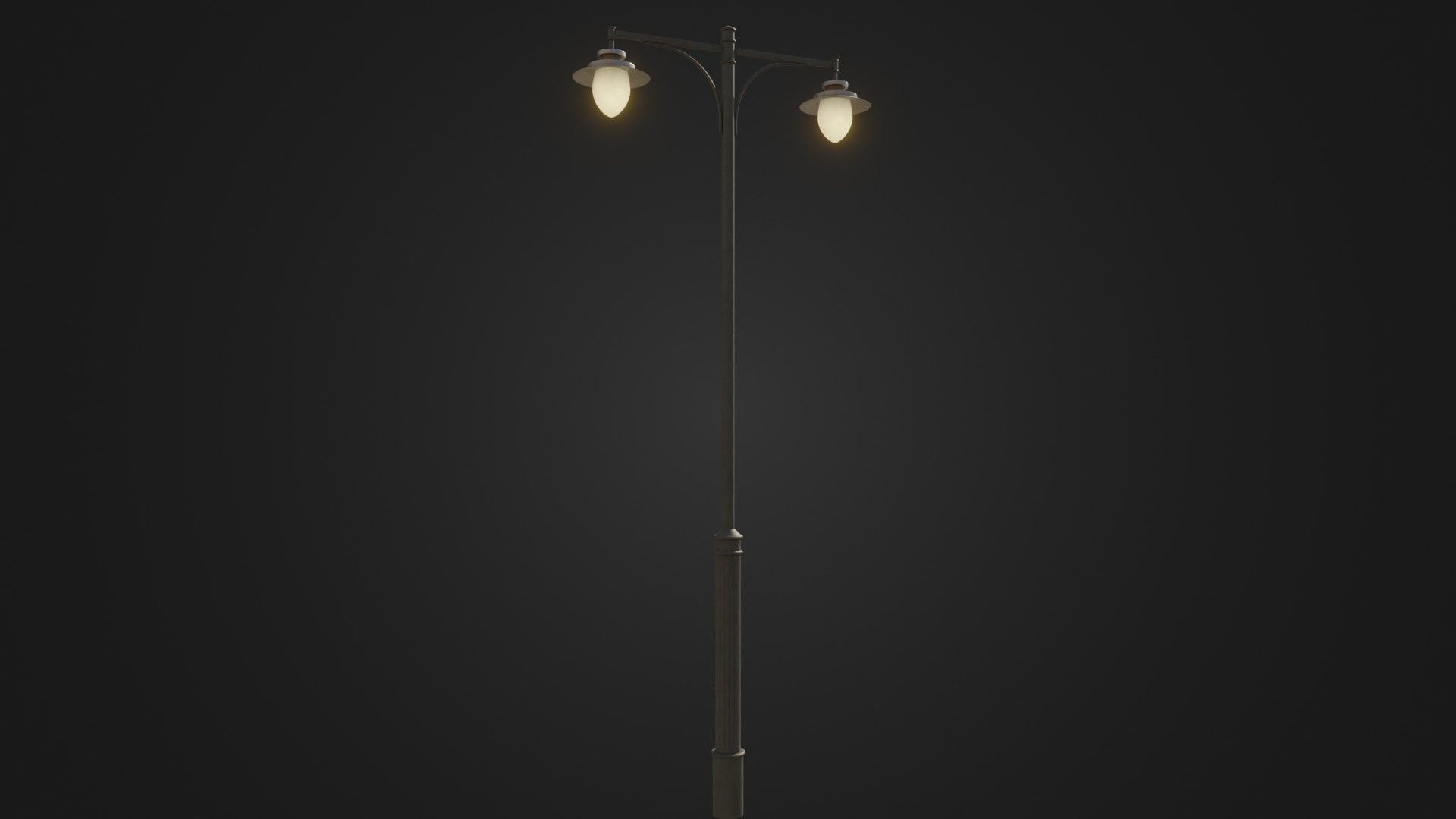 Street Light 23 Low-poly 3D model_20