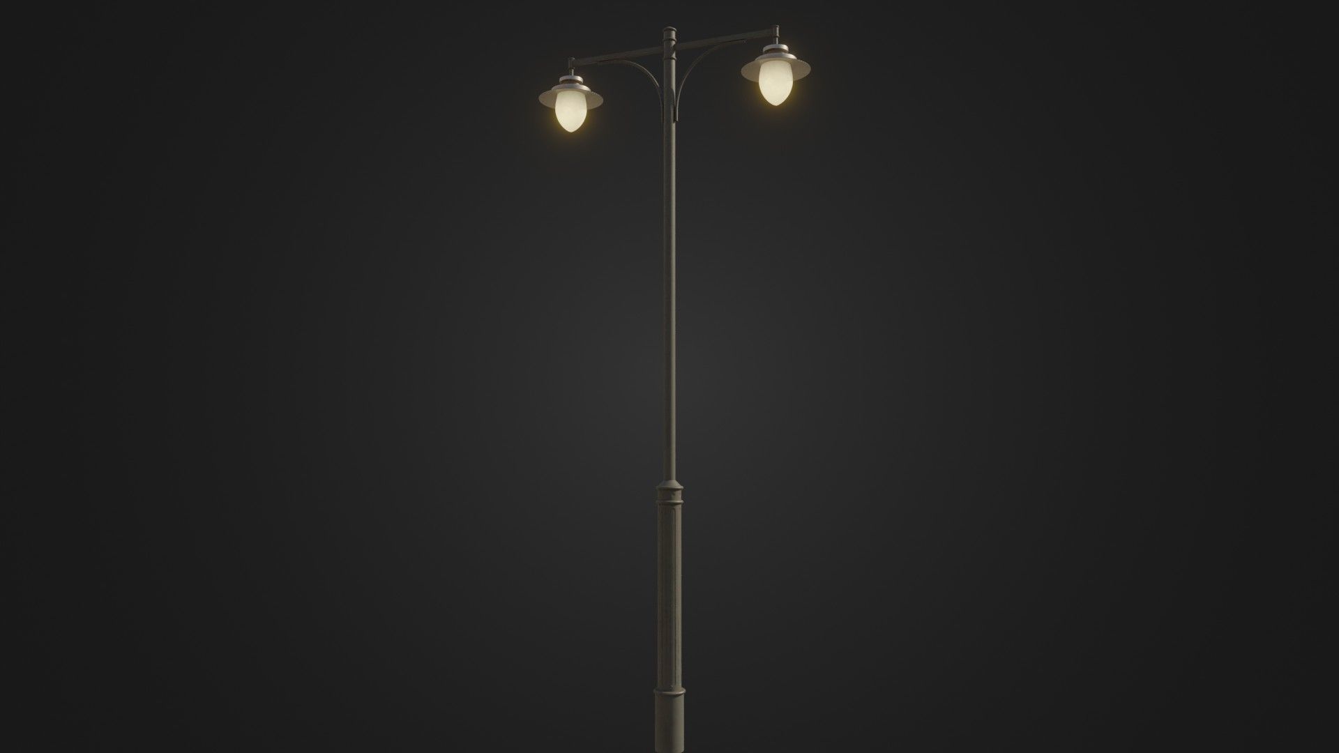 Street Light 23 Low-poly 3D model_15