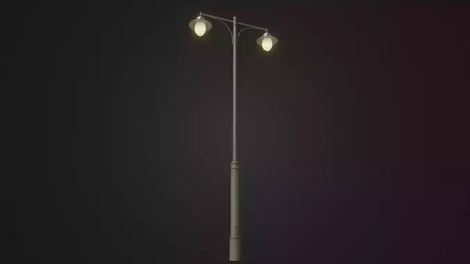 Street Light 23 Low-poly 3D model