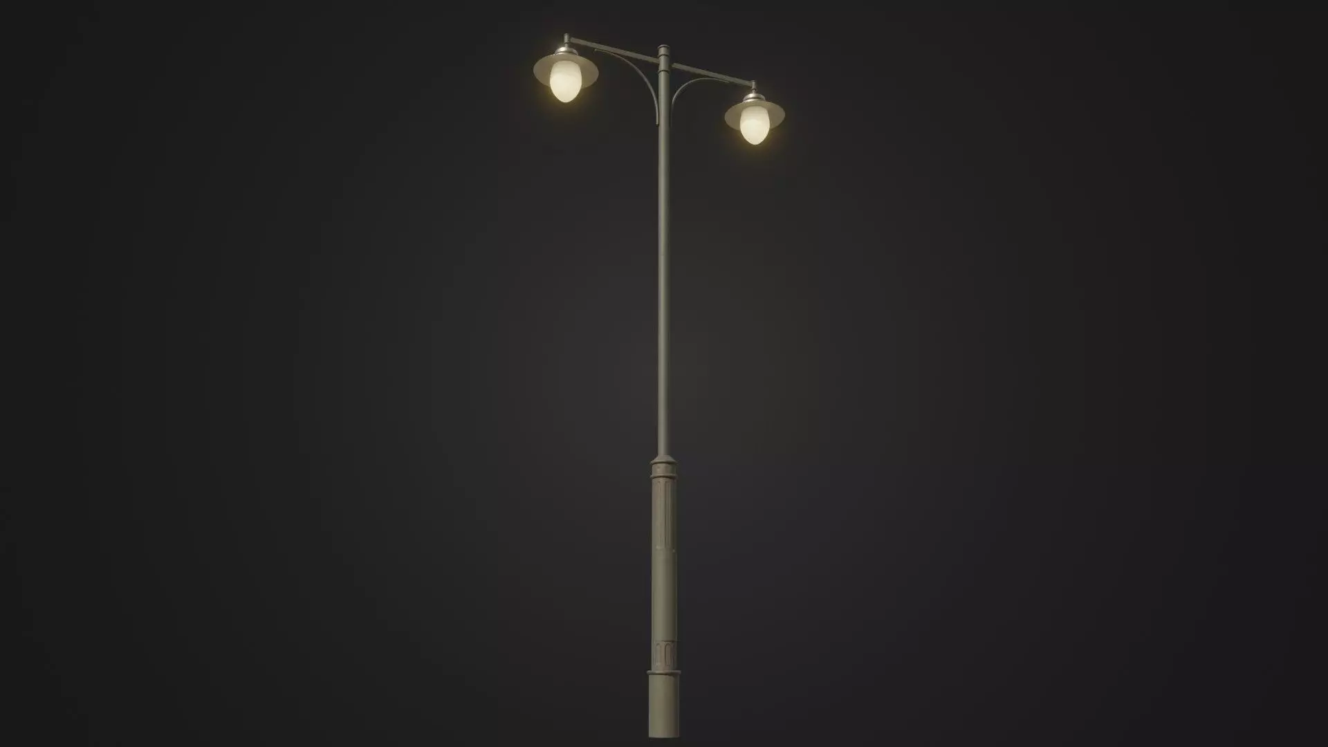 Street Light 23 Low-poly 3D model_0