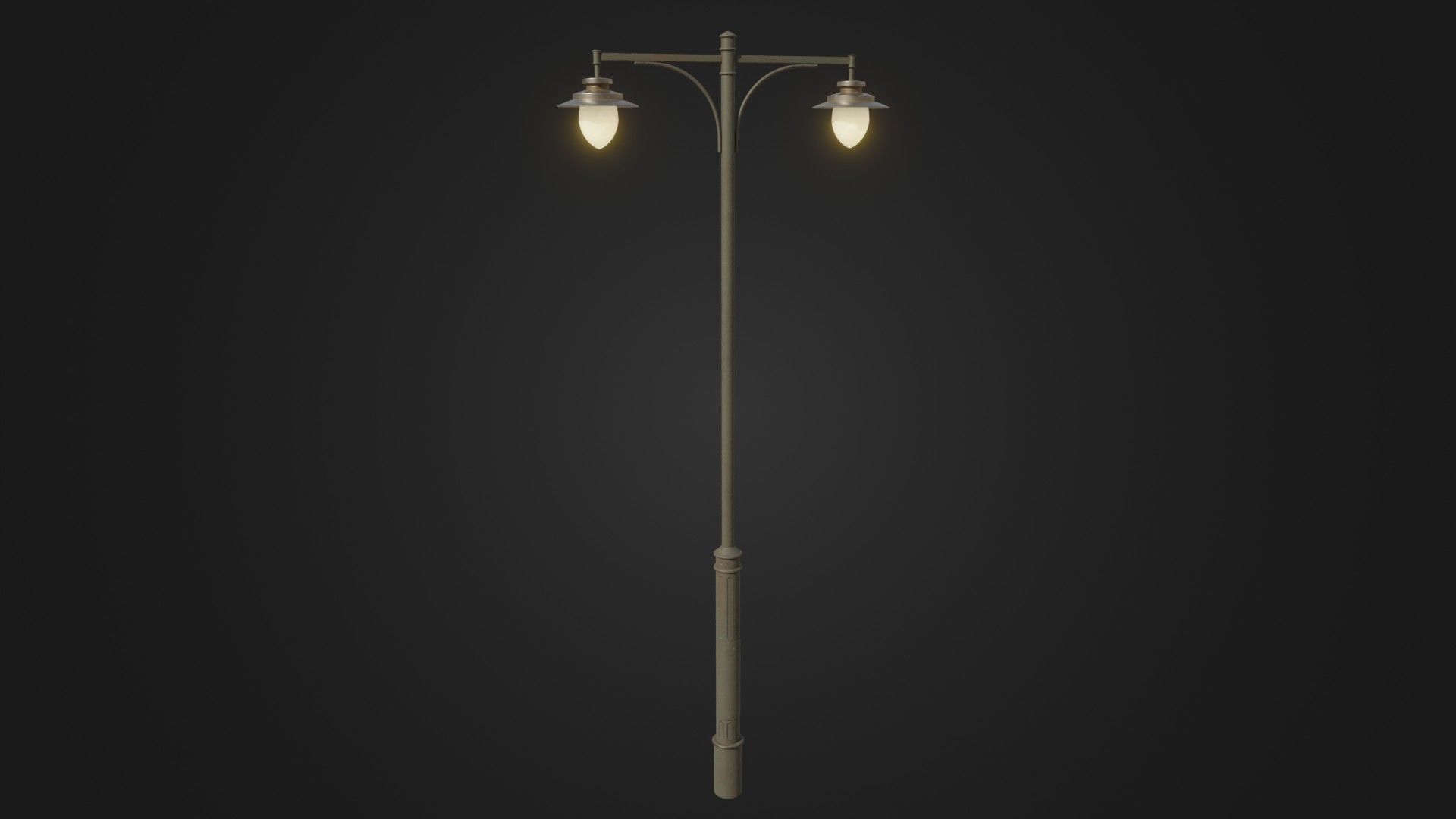 Street Light 23 Low-poly 3D model_39