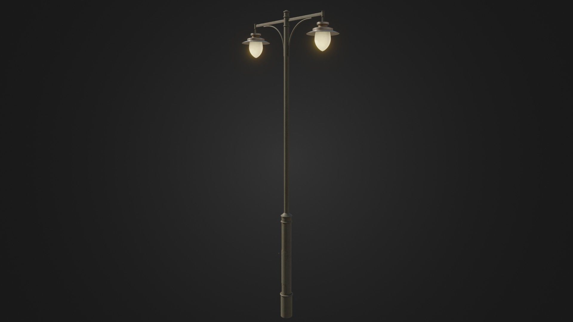 Street Light 23 Low-poly 3D model_32