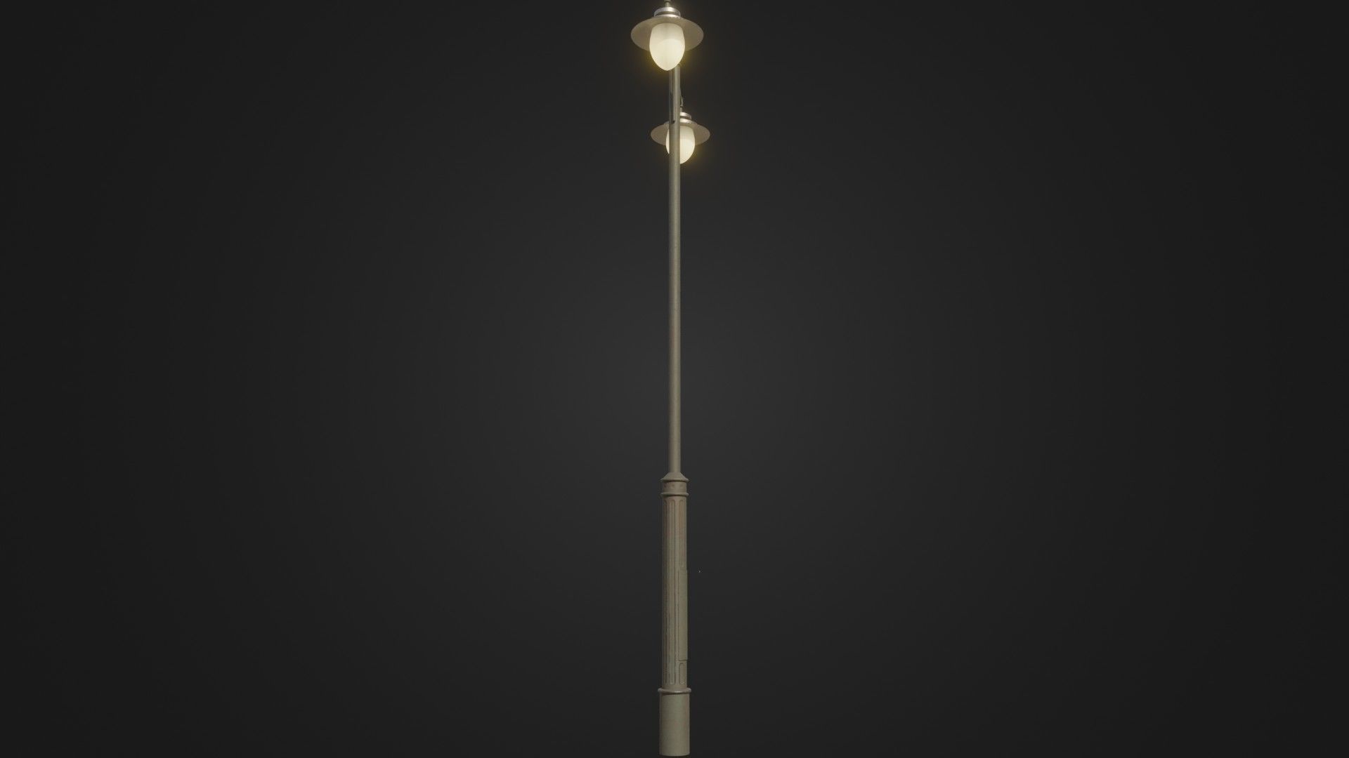 Street Light 23 Low-poly 3D model_7