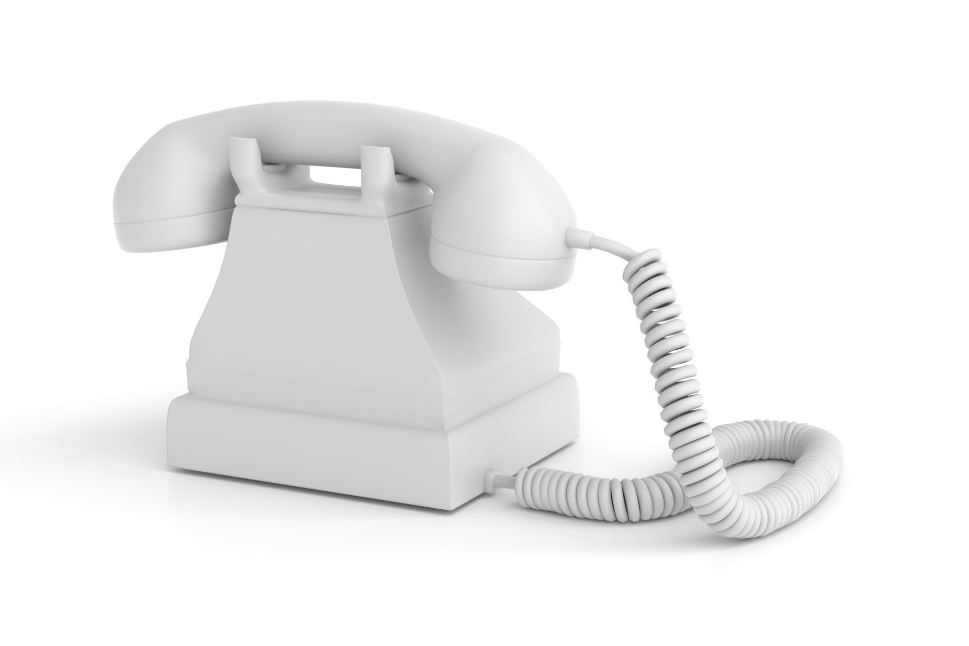 Old telephone 3D model_10