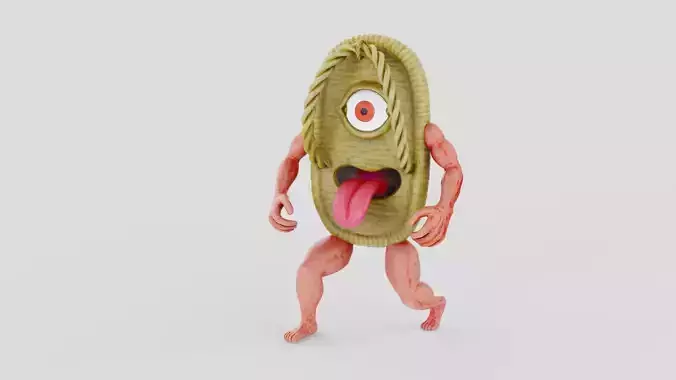 Bakezori Yokai Low-poly 3D model