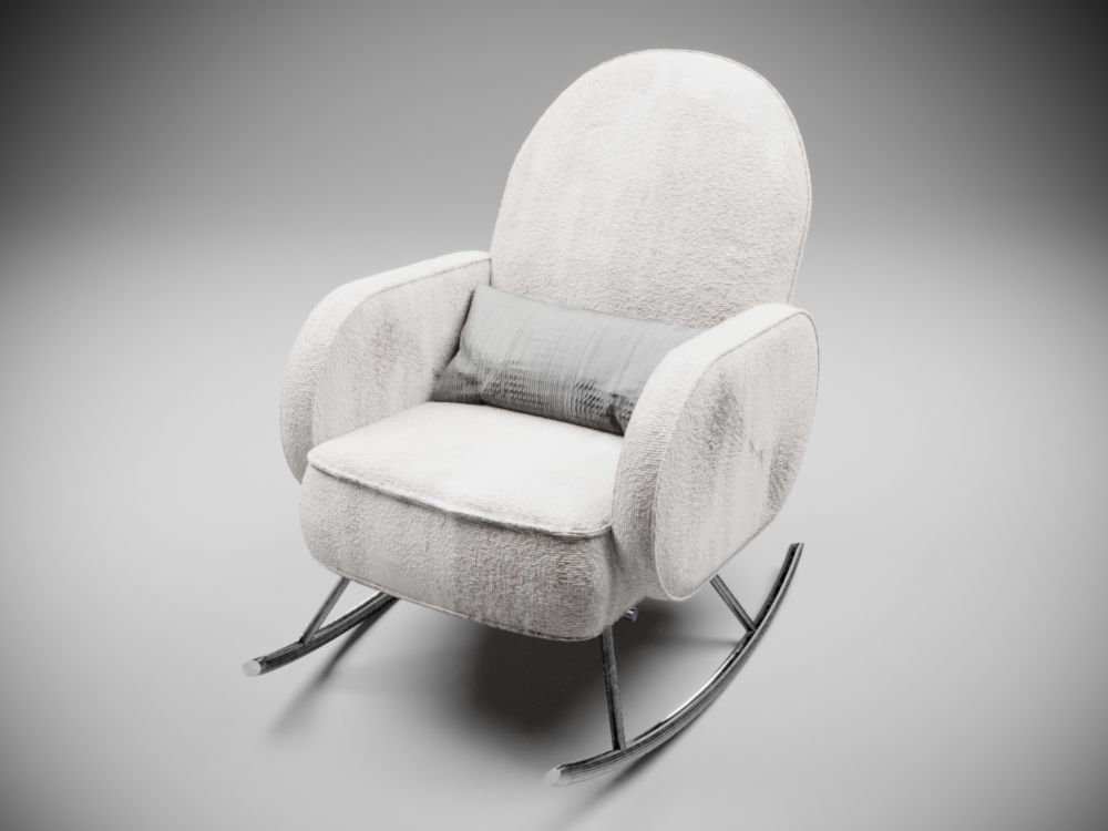  Nursery Chair Compass Rocker  3D model_3