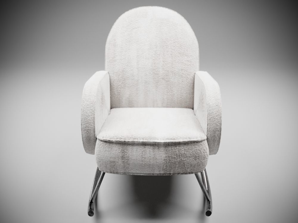  Nursery Chair Compass Rocker  3D model_2