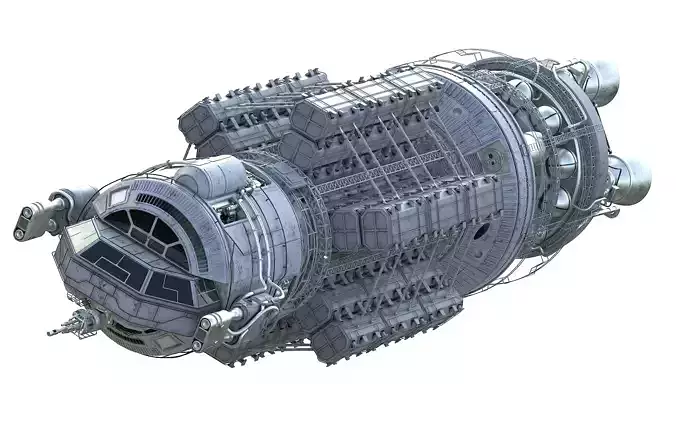 Scifi Space transport 3D model