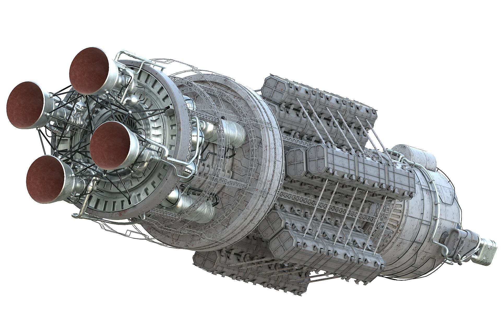 Scifi Space transport 3D model_23
