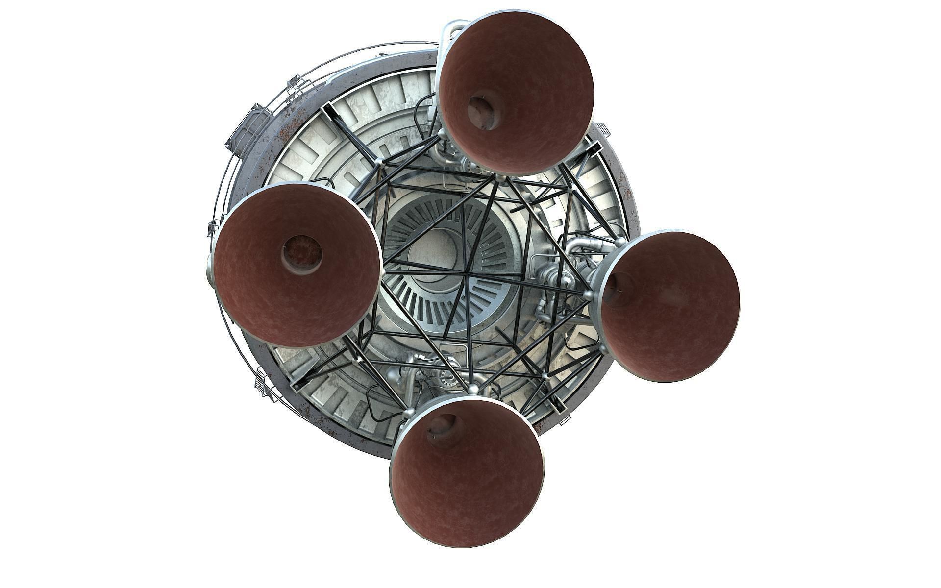 Scifi Space transport 3D model_19