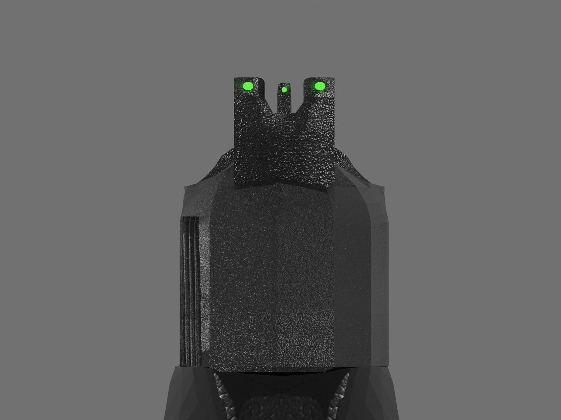 Ruger 57 Pistol Lowpoly Low-poly 3D model_4