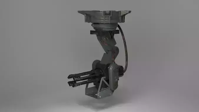 machine gun 3dmodel