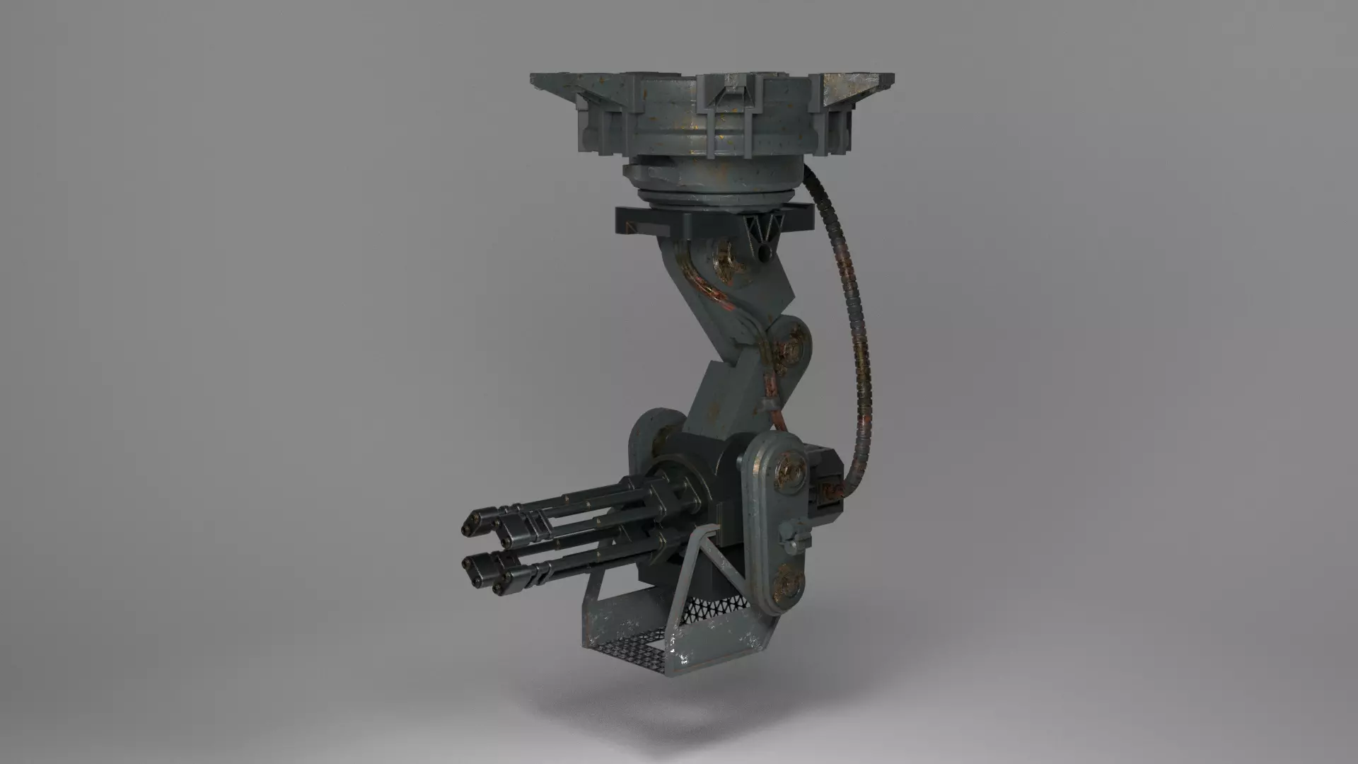 machine gun 3dmodel 3D model_0