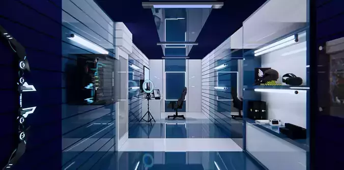 E-sports room interior