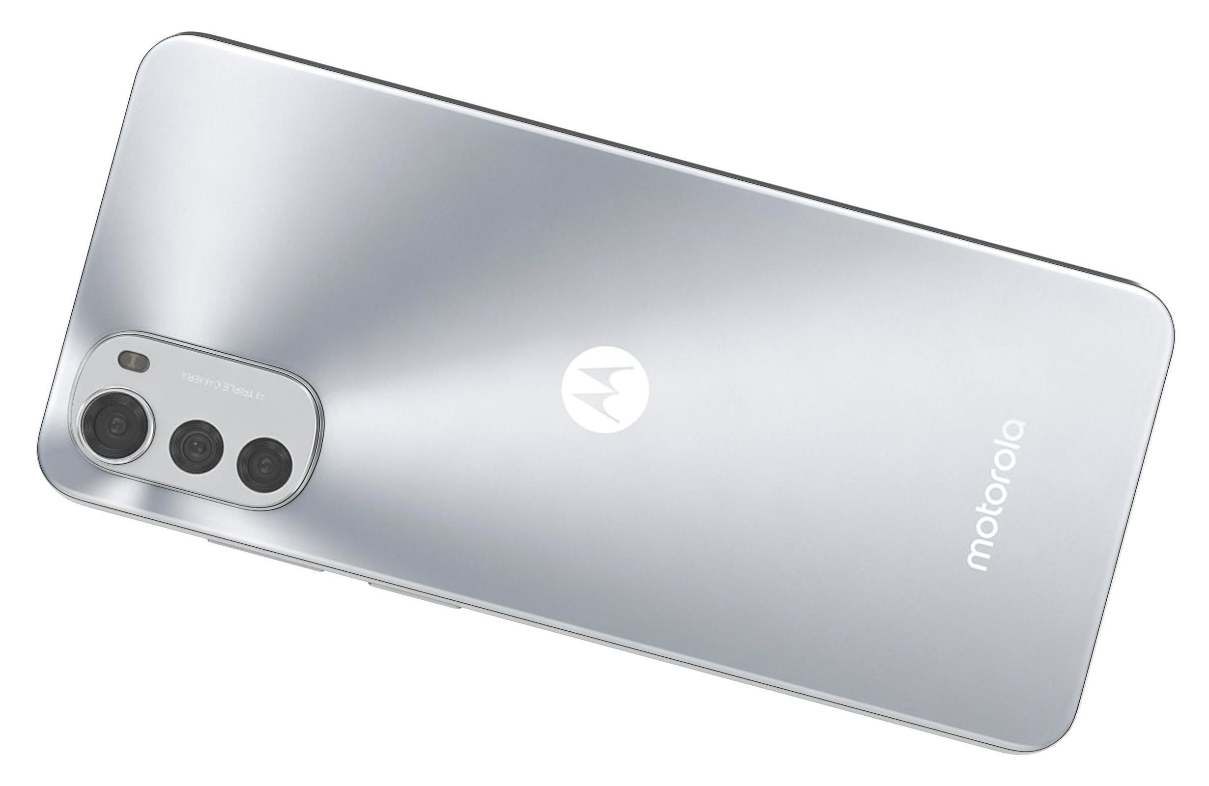 Motorola Moto E32 Blue And Silver 3D model_7