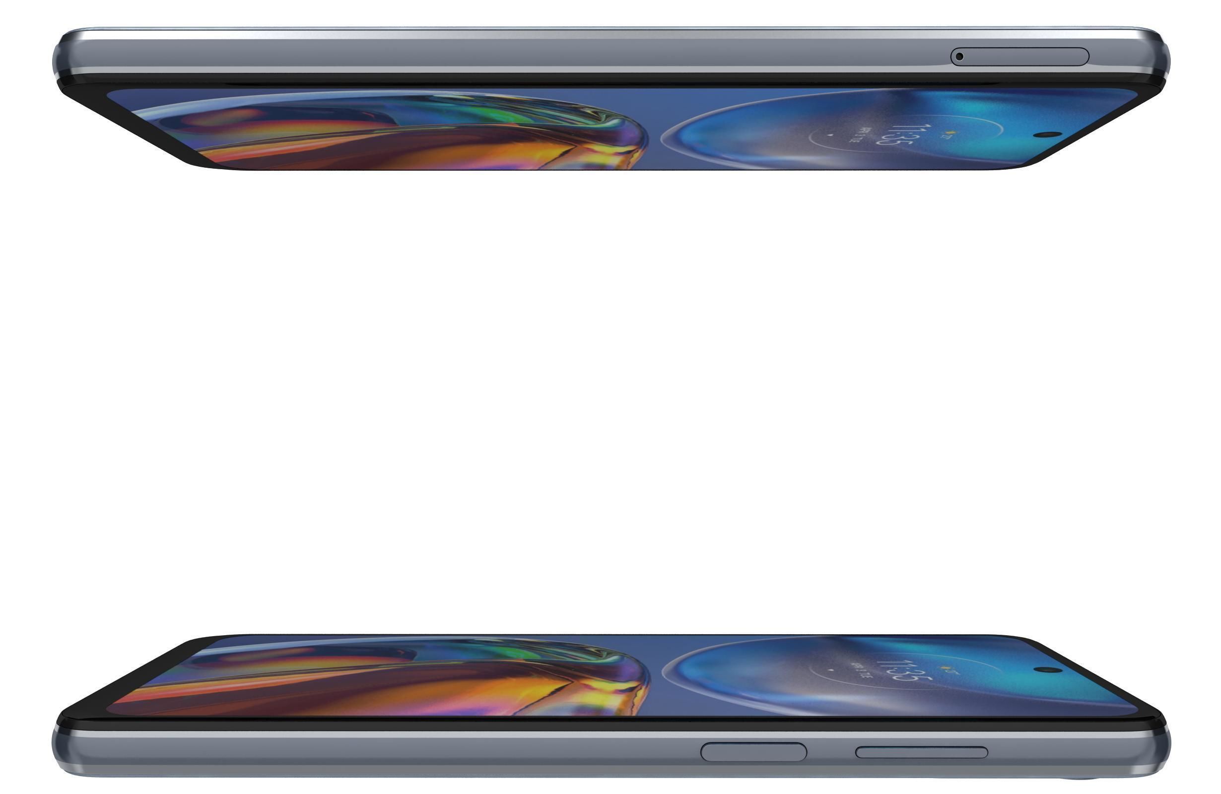 Motorola Moto E32 Blue And Silver 3D model_4