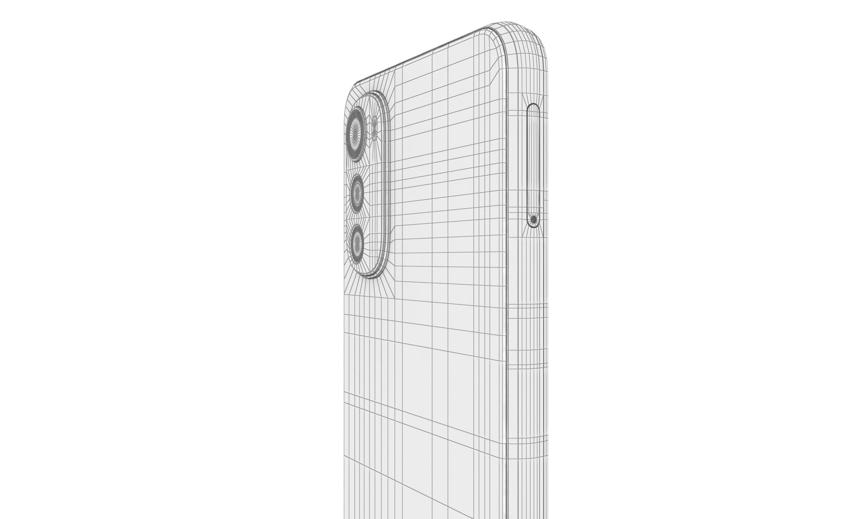 Motorola Moto E32 Blue And Silver 3D model_37