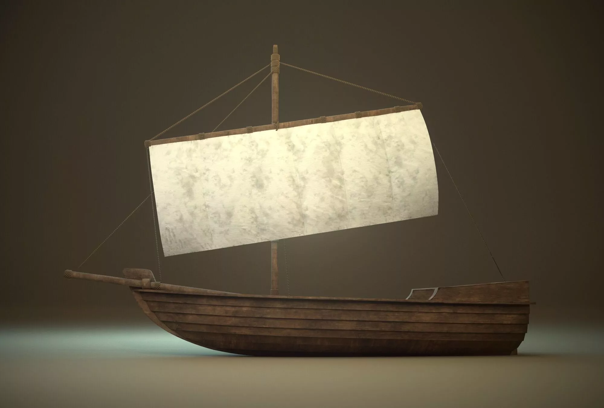 Old Boat 3D model