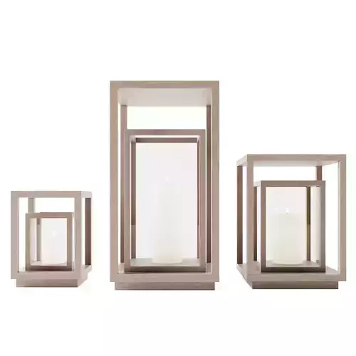 Rh Ventana Teak Lantern