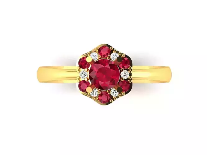 Solitaire Wedding Engagement Ring