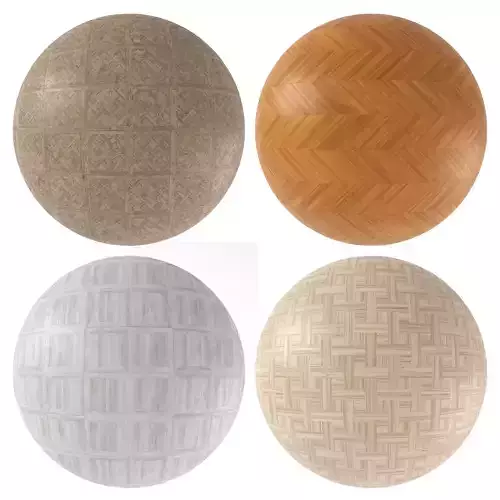 Parquet - Laminate - Wooden floor 4 in 1