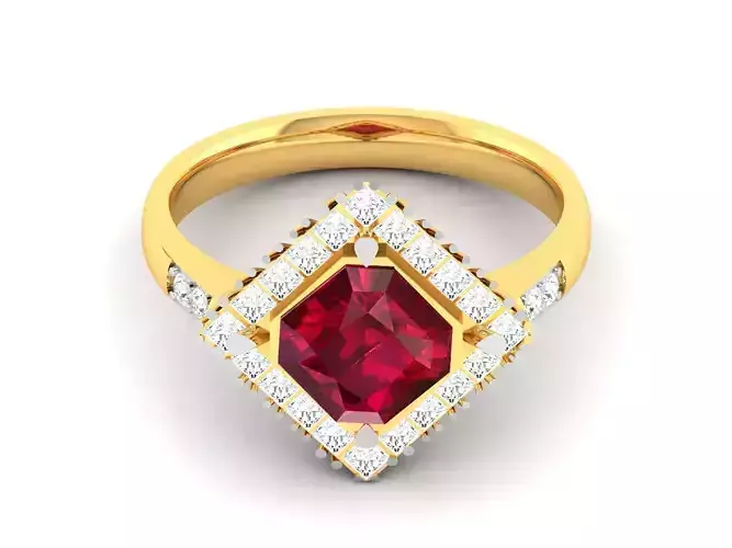 Solitaire Wedding Engagement Ring