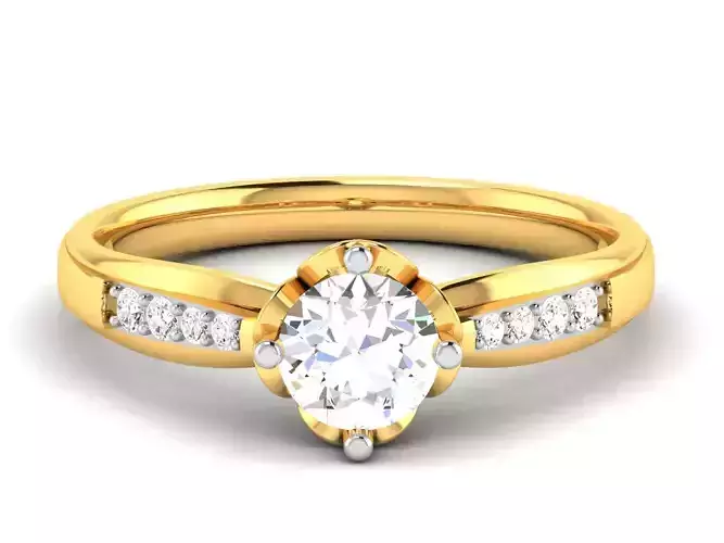 Solitaire Wedding Engagement Ring