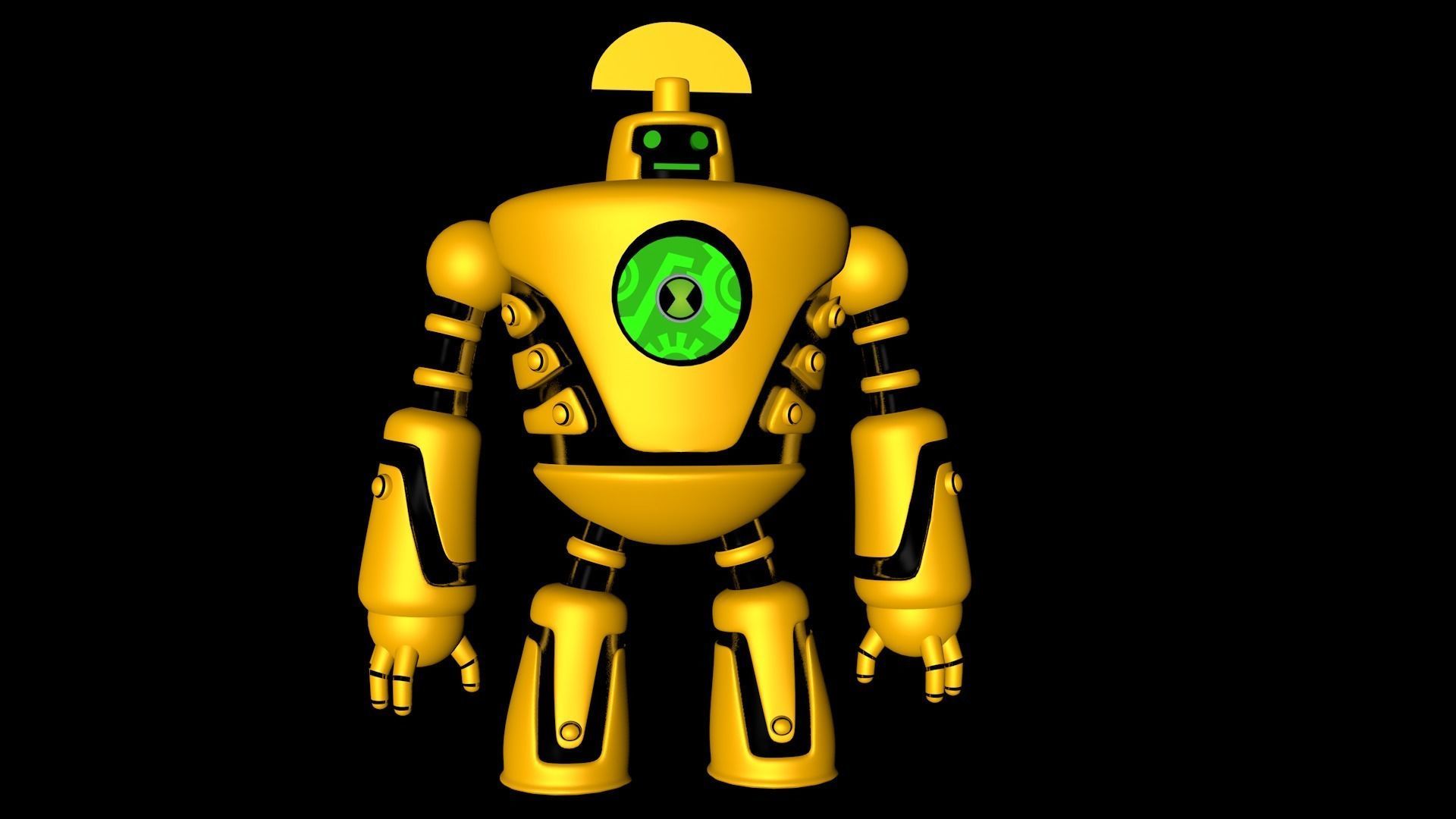 ClockWork Ben 10 Ultimate alien 3d Model 3D model_11